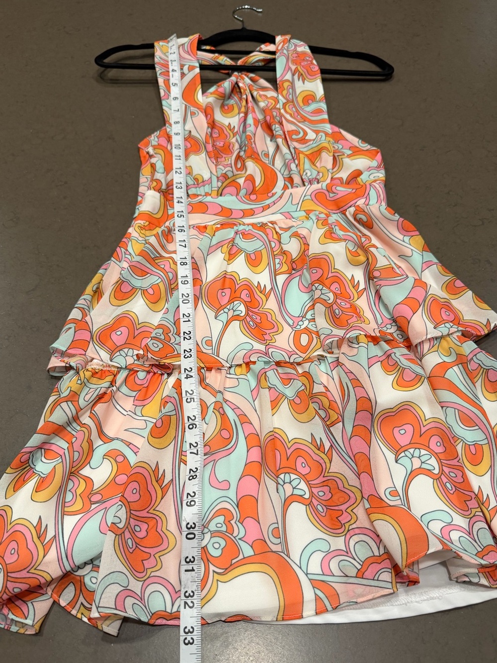 Luxury Knotted Halter Sundress Sz: XS - Picture 12 of 12